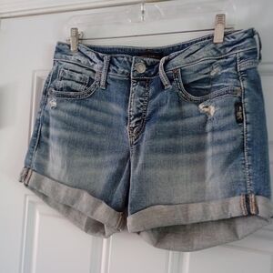 Silver Jeans CO Boyfriend Short W30/L4.5